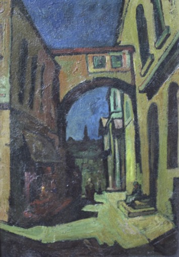 Saul Raskin Oil Painting